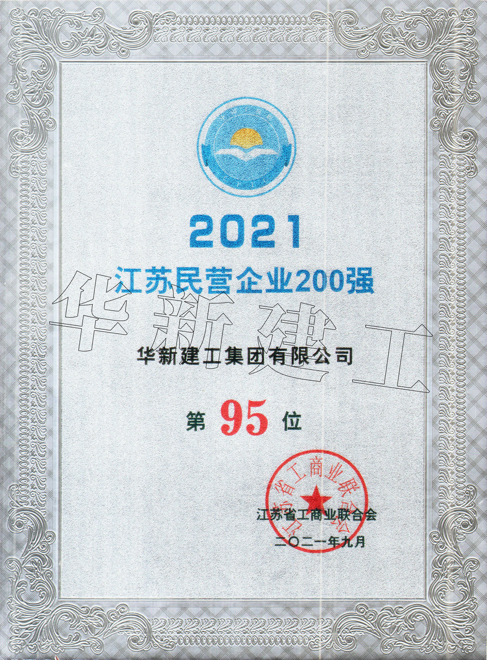 2021年江蘇民營企業200強